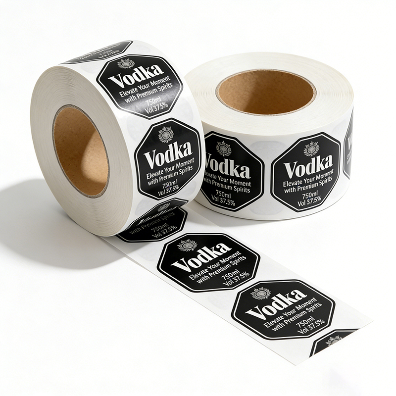 Vinyl Vodka Bottle Labels for Spirits Manufacturer