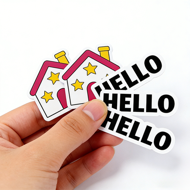 Custom Waterproof Logo Die-Cut Vinyl Stickers Manufacturer