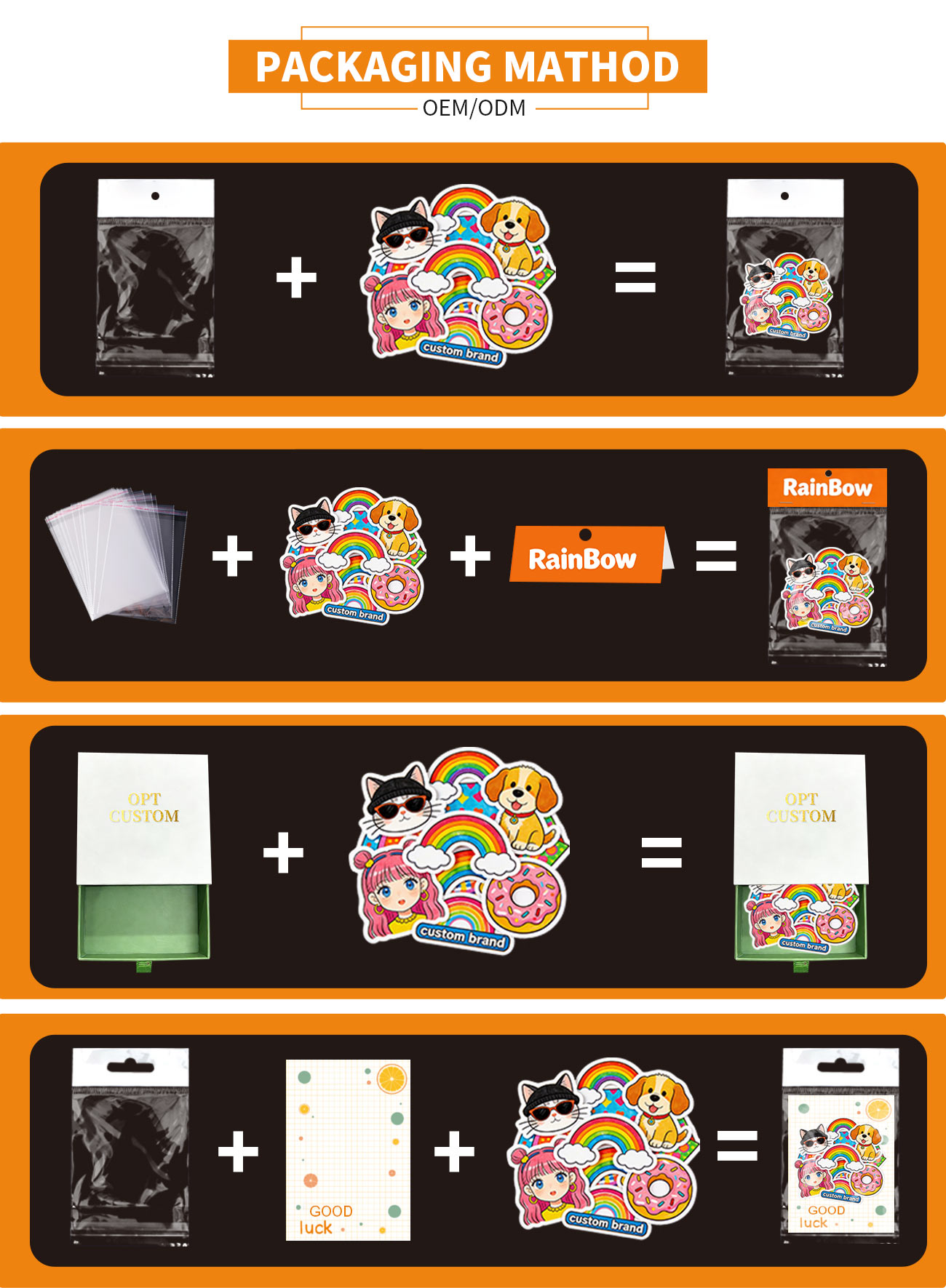 Durable waterproof decorative stickers for indoor and outdoor use