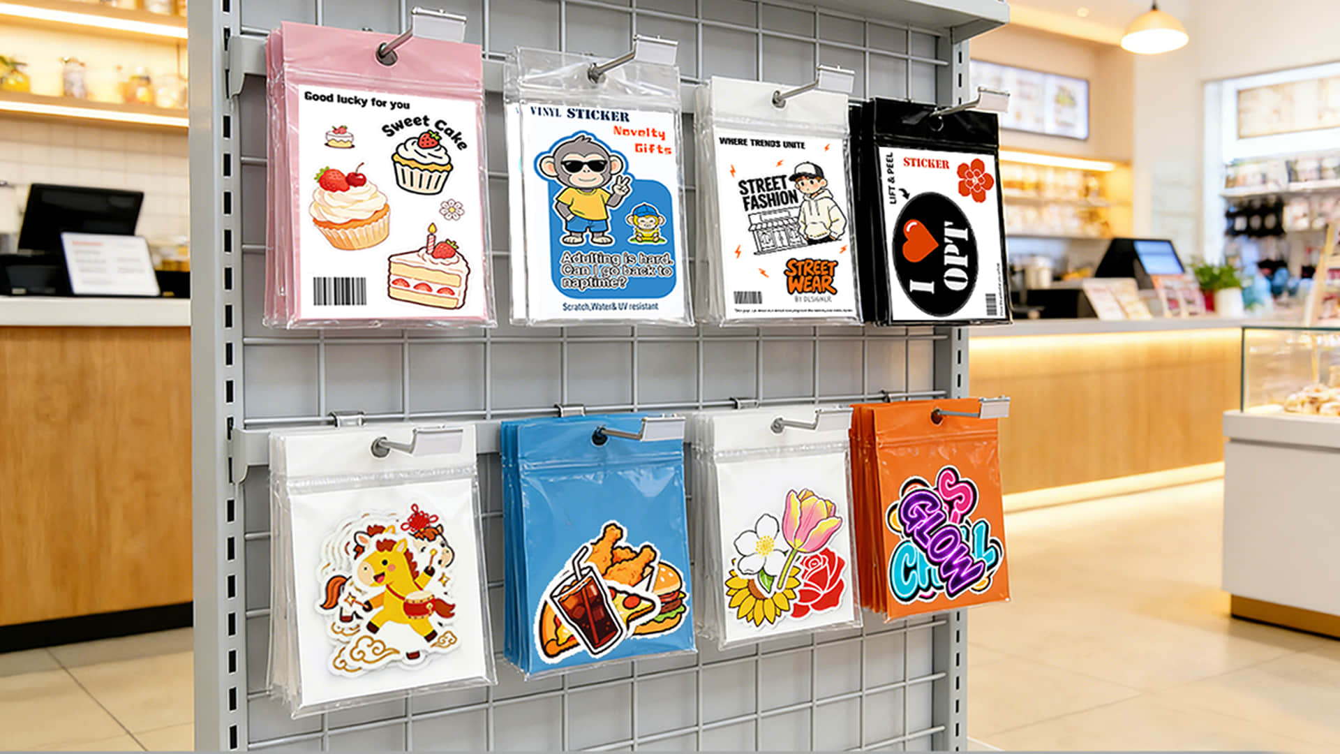 Custom Sticker Packaging Bags