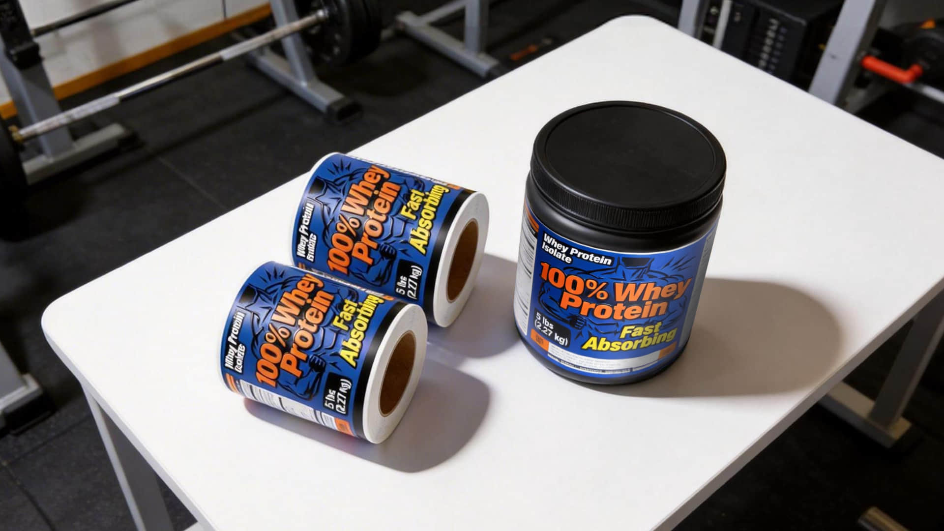 Roll Label-Health Supplement Label