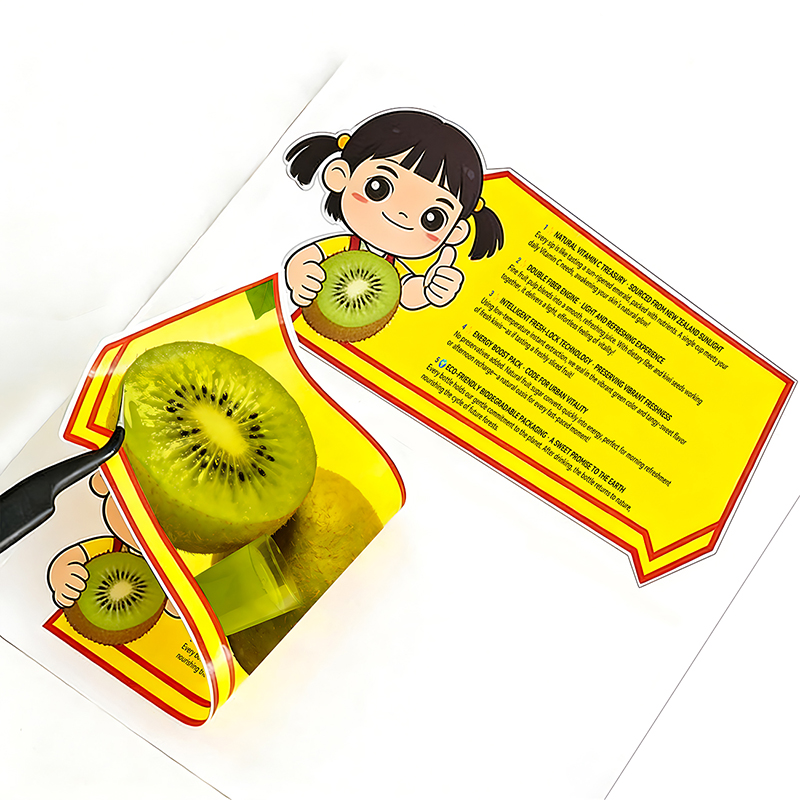 Custom Front & Back Double-Sided Bottle Labels Printing