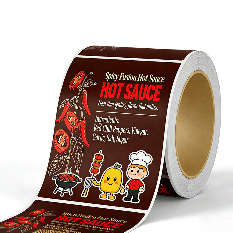 Hot Sauce Bottle Labels for Food Packaging Wholesale