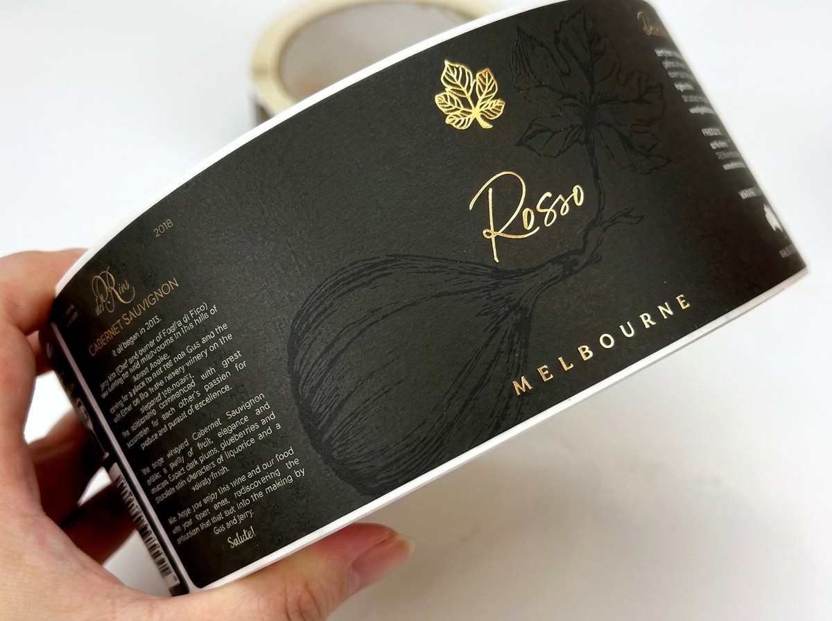 Black Gold Foil Sticker Video