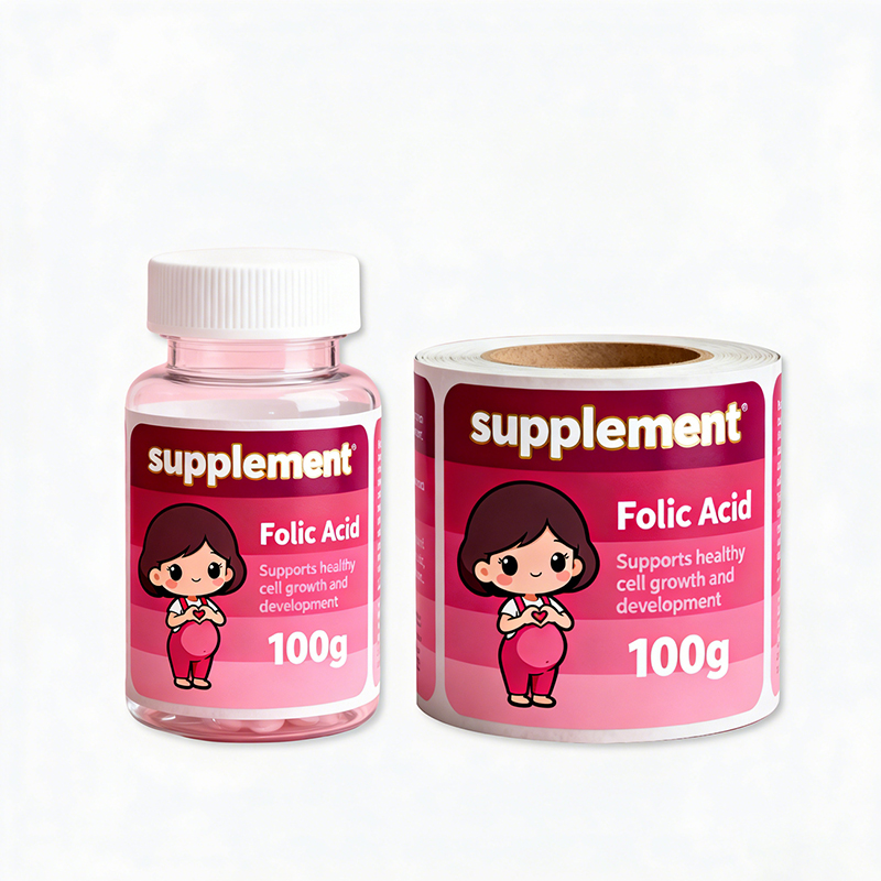 Vitamin Bottle Labels for Healthcare Supplements Supplier
