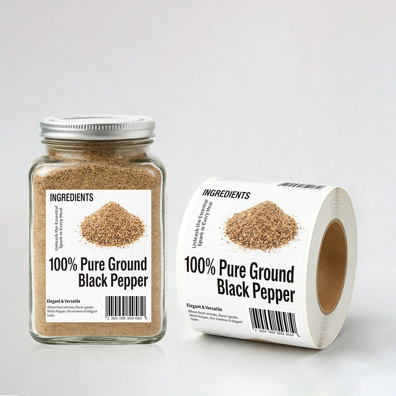 Spice & Seasoning Jar Bottle Labels Manufacturer