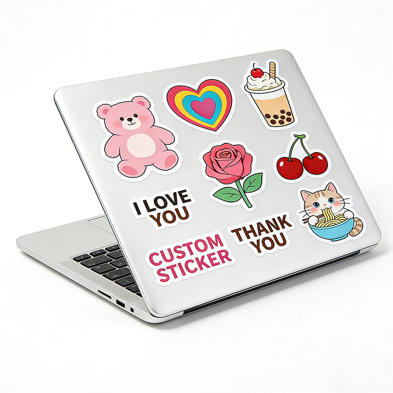 Custom Waterproof Logo Die-Cut Vinyl Stickers Manufacturer
