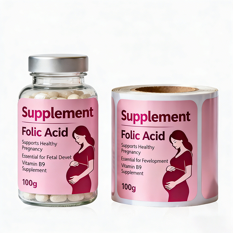 Vitamin Bottle Labels for Healthcare Supplements Supplier
