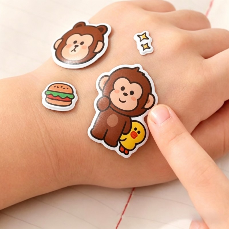 Custom 3D Puffy Foam Stickers for Kids Wholesale