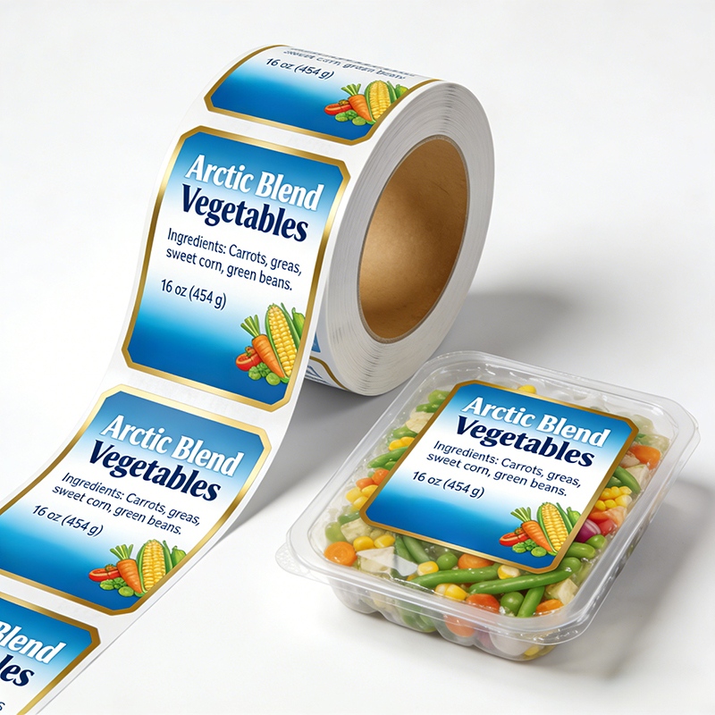 Durable Waterproof Food-Grade Adhesive Labels for Frozen Food