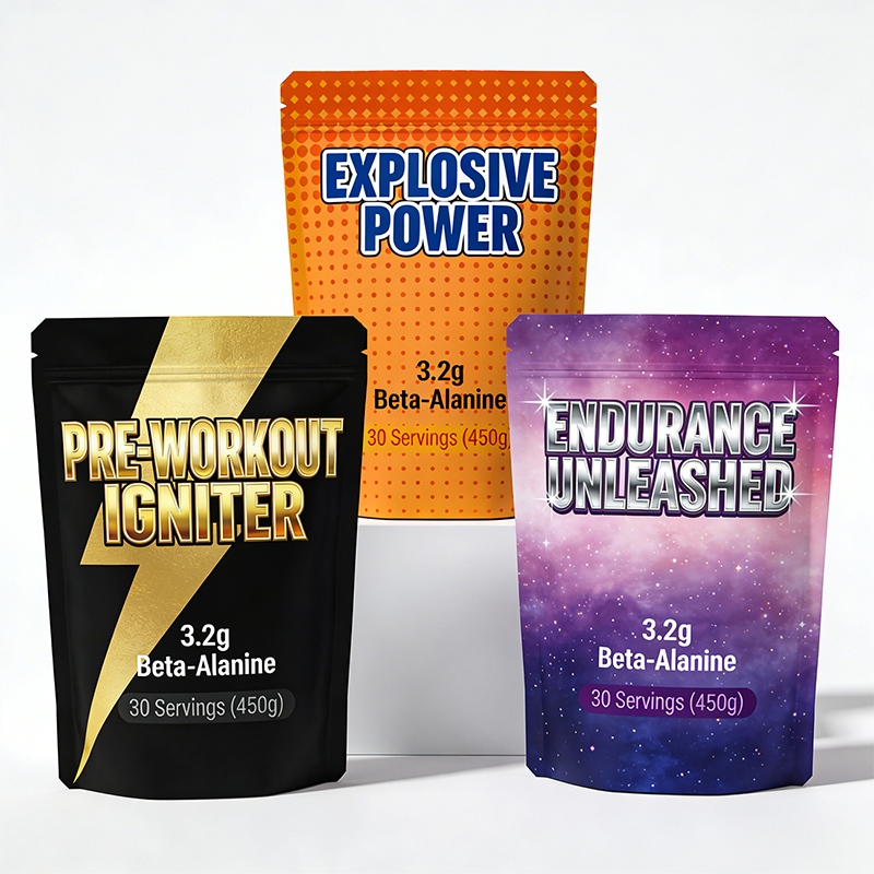 Stand-Up Pouches for Health Supplement Powder Wholesale