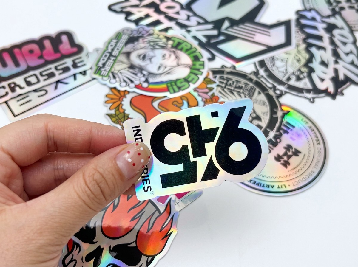 Hologram Sticker Video