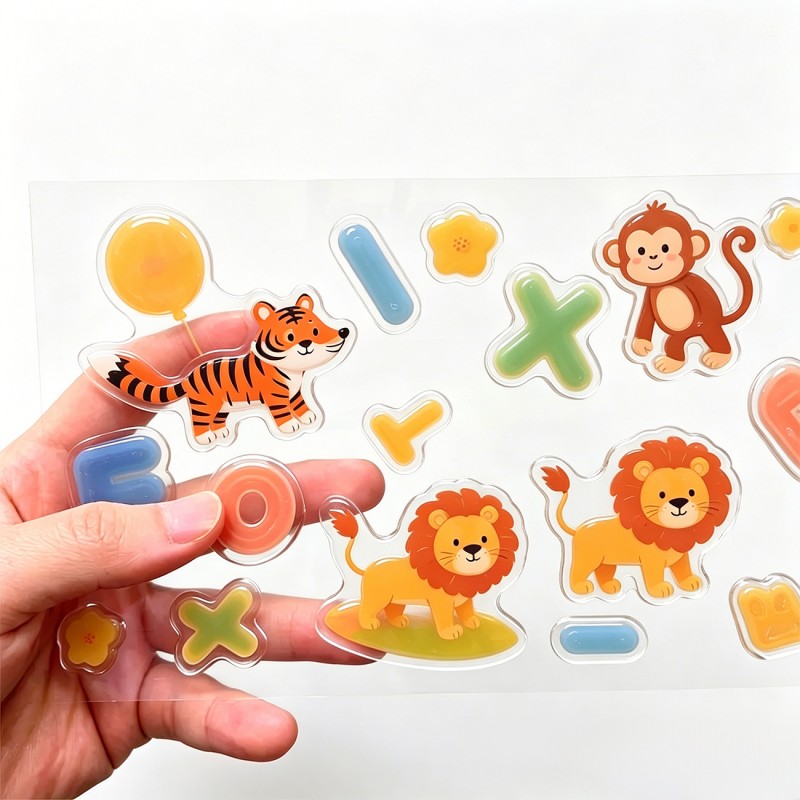 Custom 3D Epoxy Resin Dome Stickers Manufacturer