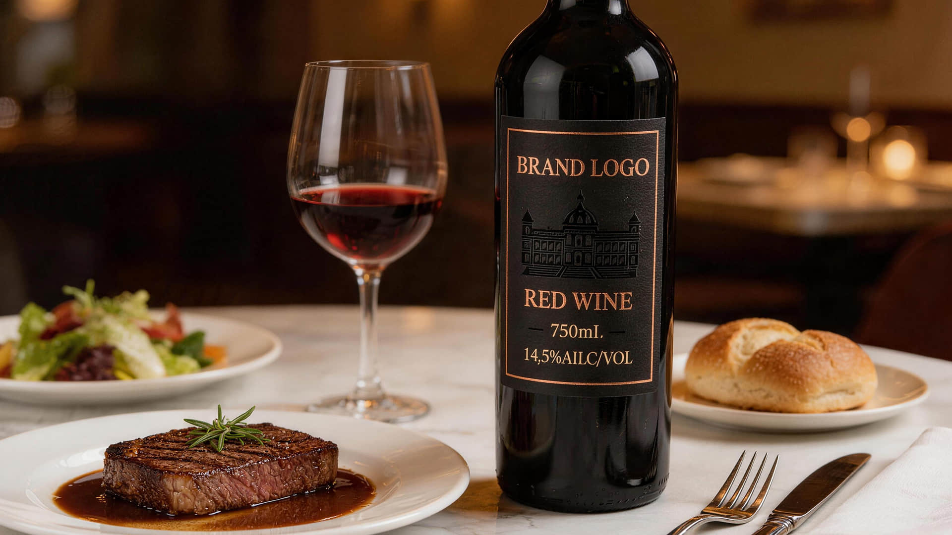 Roll Label-Wine & Beer Label