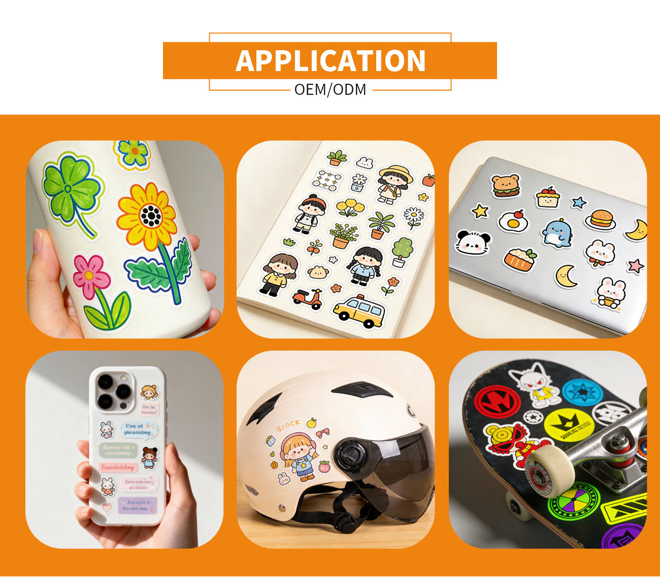 Professional kiss cut sticker sheet production with precise cutting technology