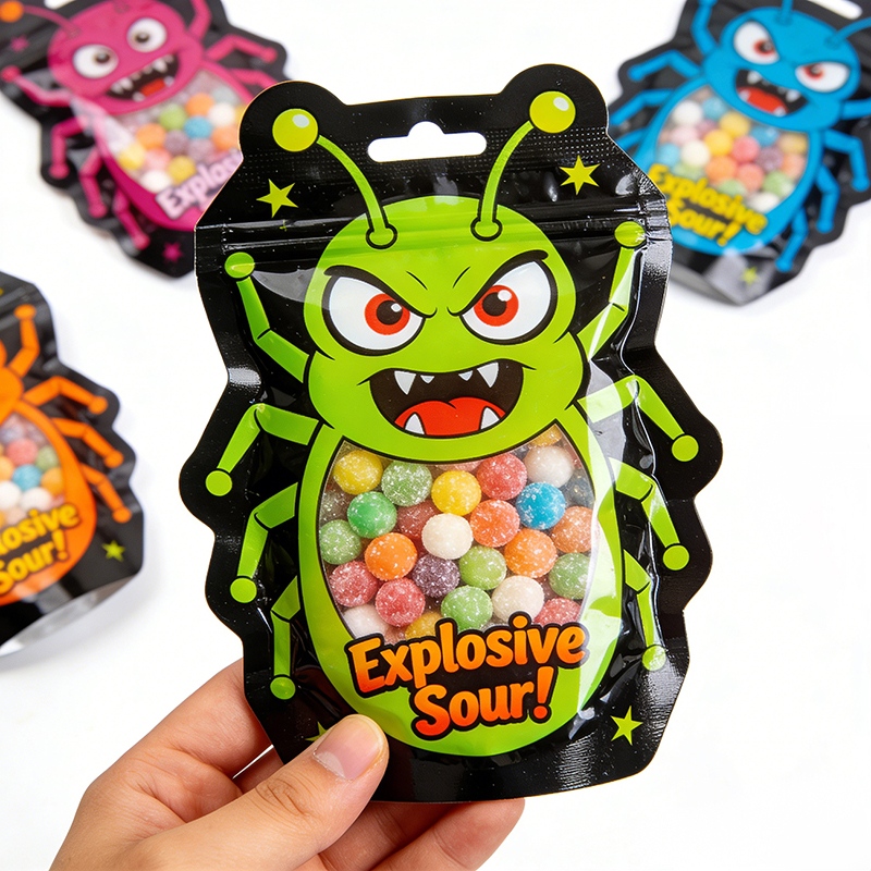 Custom Die-Cut Shaped Packaging Pouches for Premium Brands