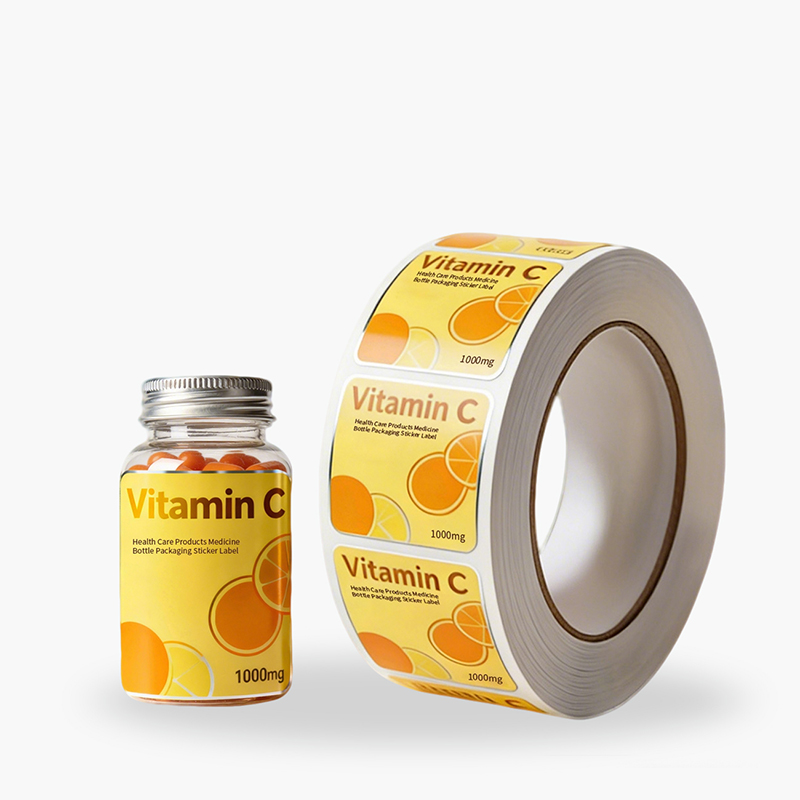 Vitamin Bottle Labels for Healthcare Supplements Supplier