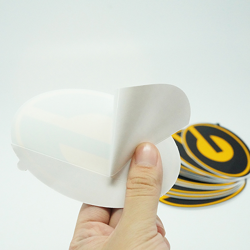 Custom Split-Back Easy Peel Vinyl Stickers Manufacturer