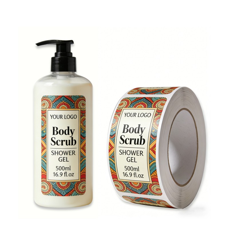 Shower Gel Bottle Labels for Body Care Manufacturer