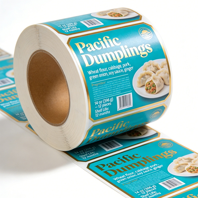 Durable Waterproof Food-Grade Adhesive Labels for Frozen Food