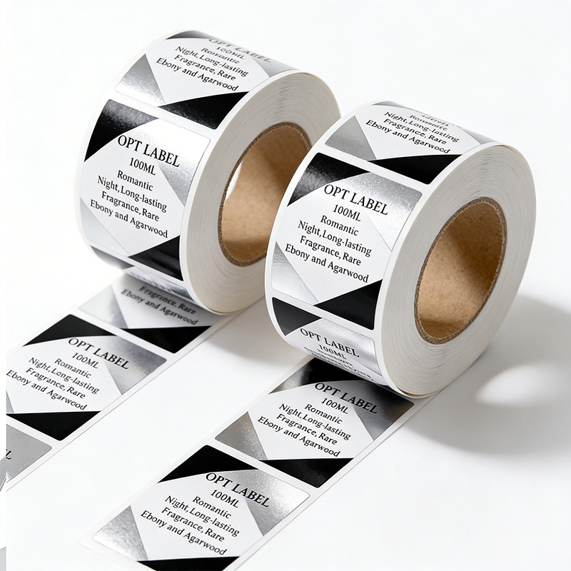 Custom BOPP Perfume Bottle Labels for Fragrance Packaging
