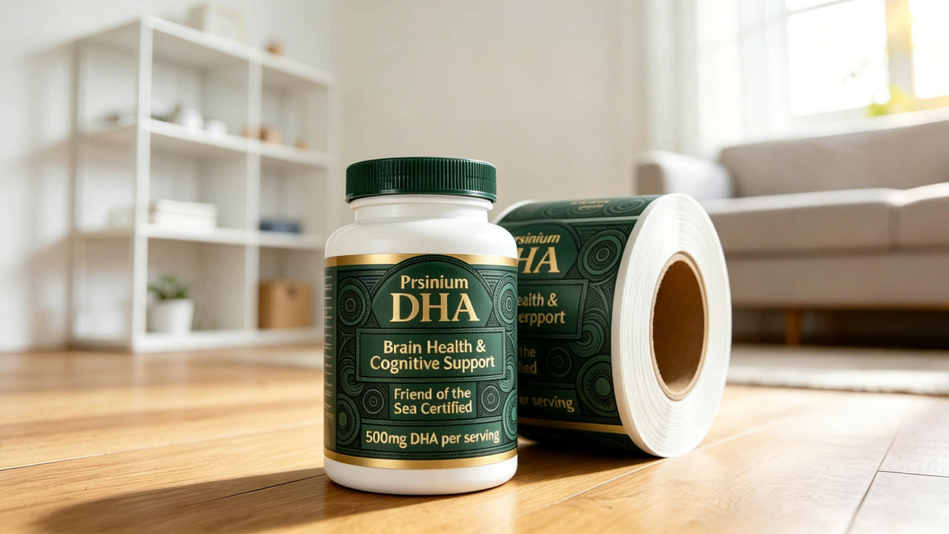 Roll Label-Health Supplement Label