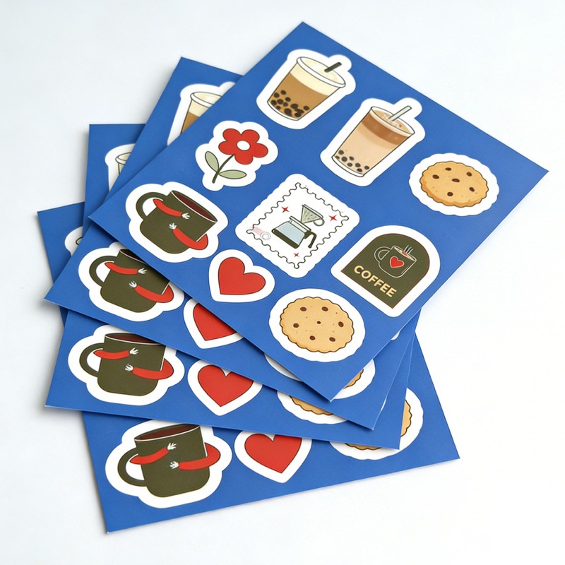 Journal & Planner Kiss-Cut Sticker Sheets Manufacturer
