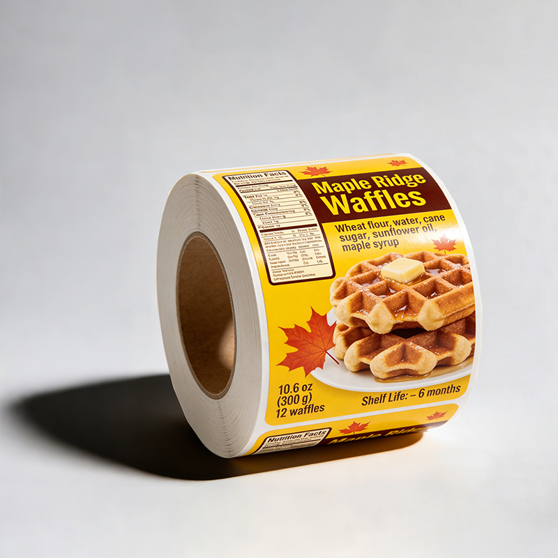 Freezer-Safe Frozen Food Roll Labels Manufacturer