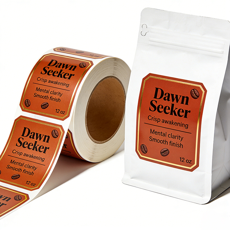 Custom Coffee Bag Labels for Packaging Solutions