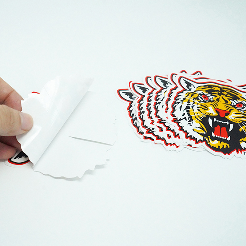 Custom Split-Back Easy Peel Vinyl Stickers Manufacturer