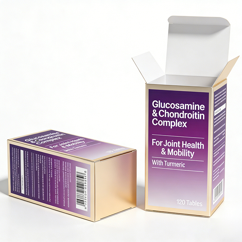 Custom Printed Vitamin & Supplement Packaging Boxes Supplier