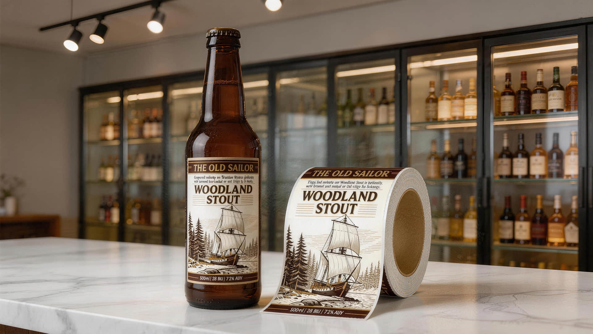 Roll Label-Wine & Beer Label