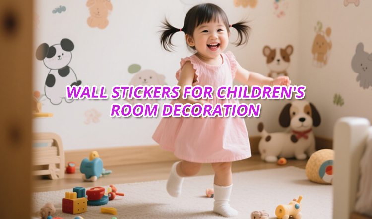 Custom vinyl wall stickers with professional printing quality for home decoration