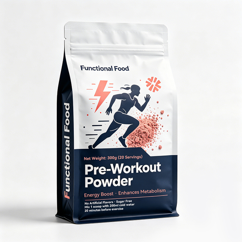 Custom Eight-Side Seal Pouches for Protein Powder Packaging