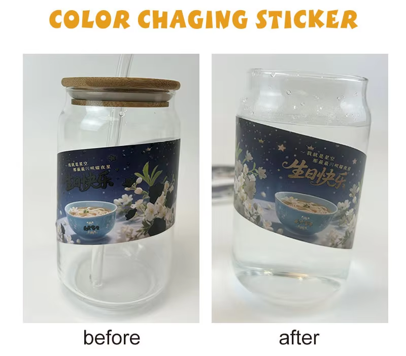 Heat sensitive labels printing with custom design and professional packaging