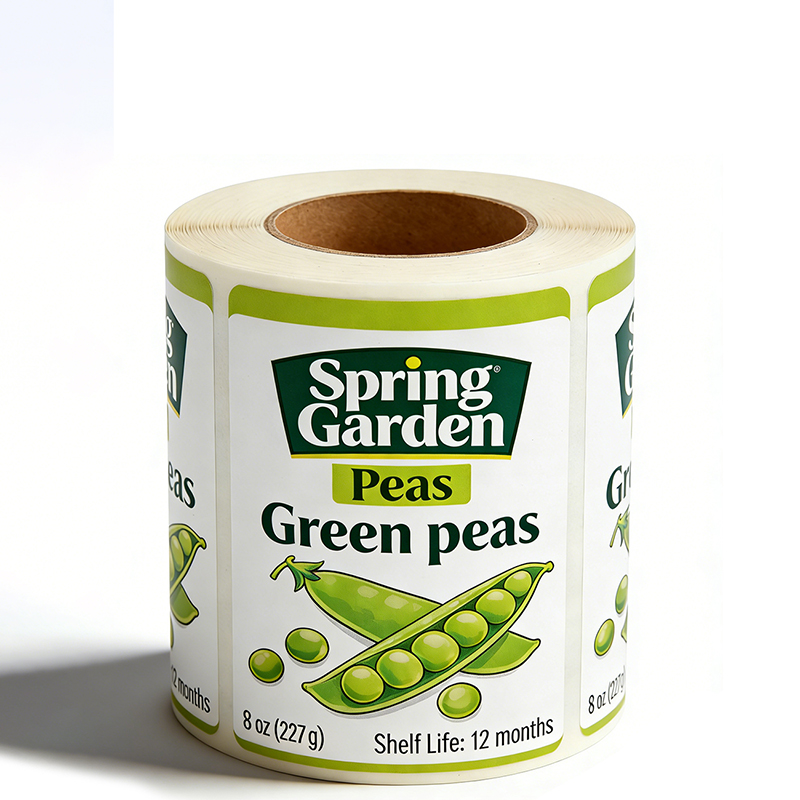 Freezer-Safe Frozen Food Roll Labels Manufacturer
