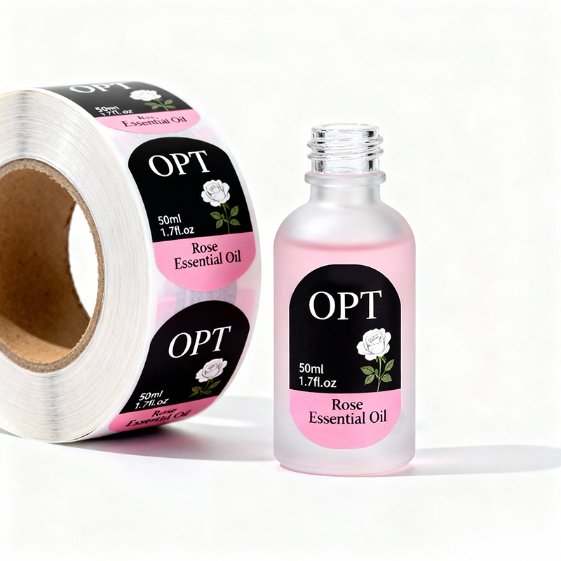 Custom Waterproof Essential Oil Bottle Labels for Cosmetics
