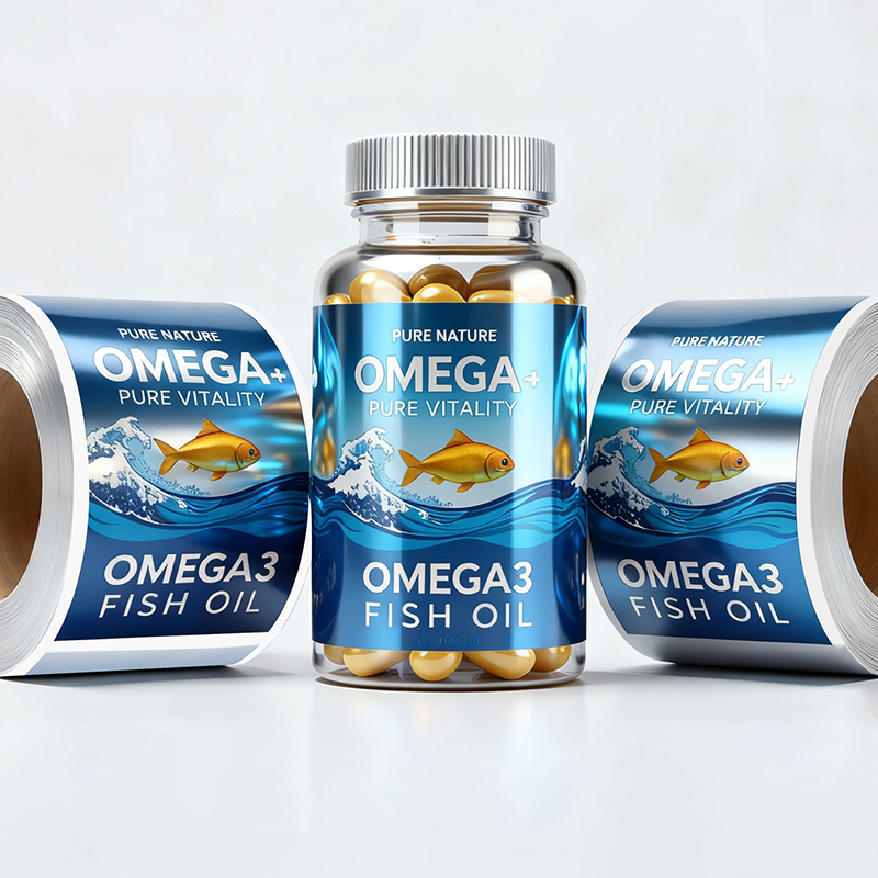 Supplement Powder Labels for Functional Food Packaging