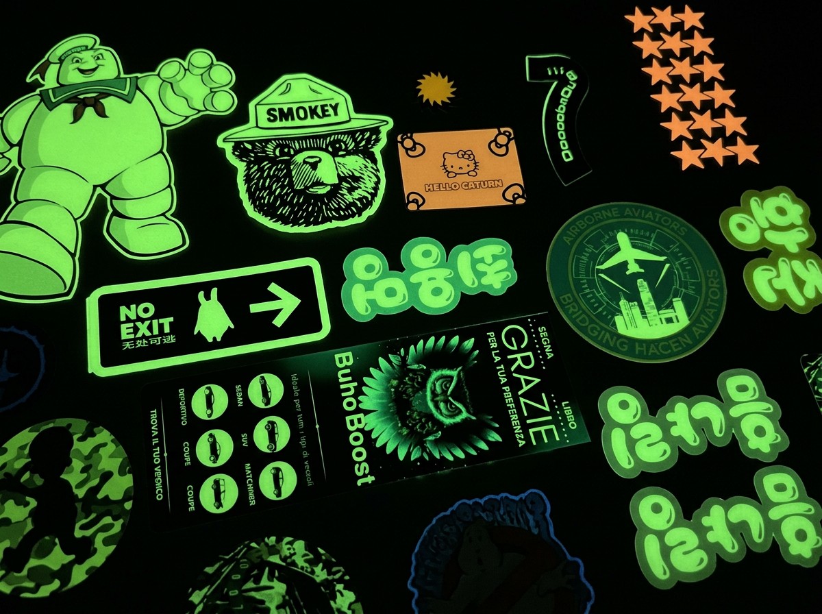 Glow In The Dark Sticker Video
