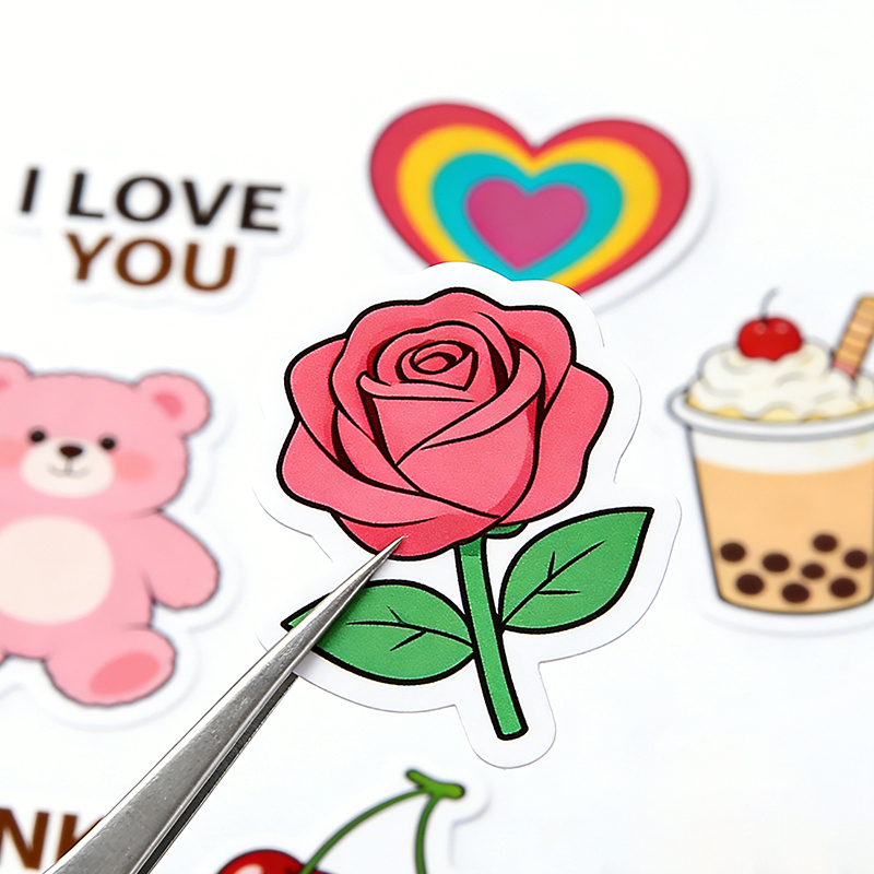 Custom Waterproof Logo Die-Cut Vinyl Stickers Manufacturer