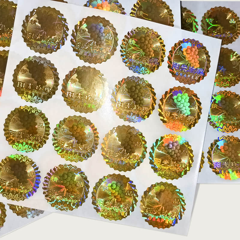 Custom Hologram Anti-Counterfeit Security Sticker Labels Wholesale