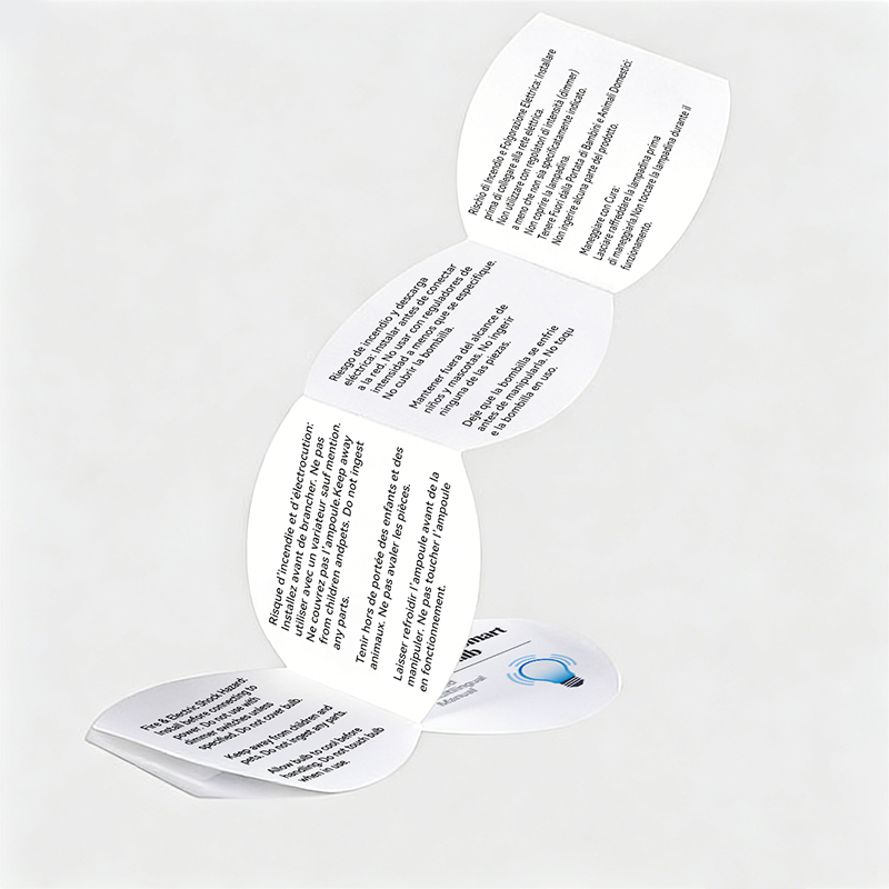Multilayer Peel-Off Booklet Labels for Bottles Manufacturer