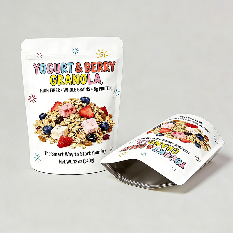 Resealable Stand-Up Pouches for Snack Packaging Wholesale
