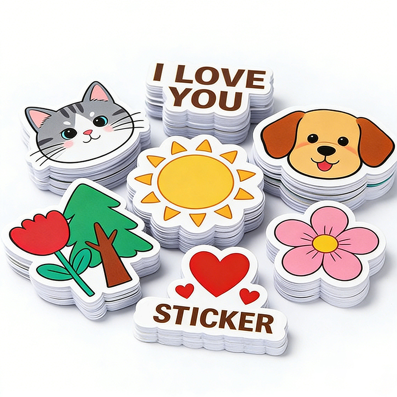 Custom Waterproof Logo Die-Cut Vinyl Stickers Manufacturer