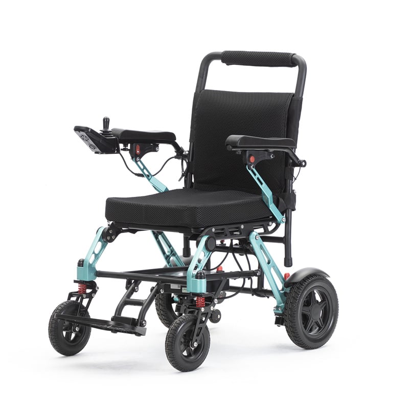 Portable Magnesium Alloy Power Electric Wheelchair GREEN