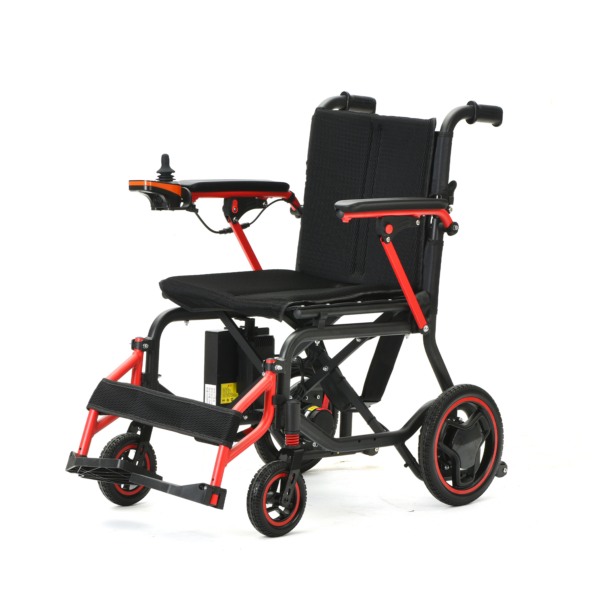 Leichter elektrischer Klapprollstuhl mit 13 kg Gewicht und Rahmen aus Aluminiumlegierung