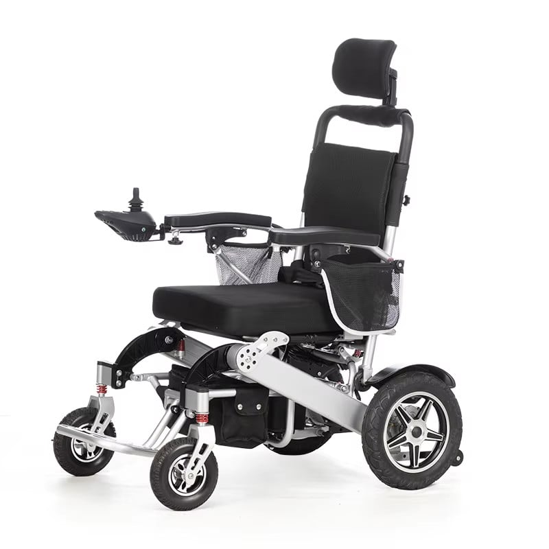 Folding Smart Aluminum Alloy Reclining Electric Wheelchair