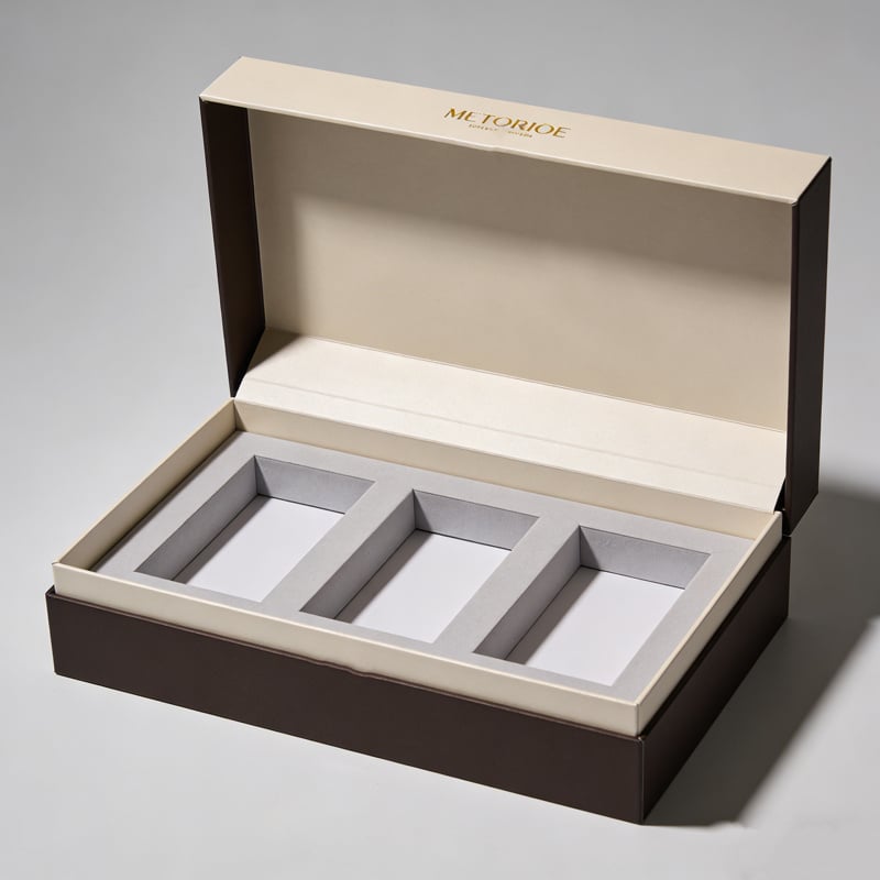 Vanity Box for Makeup Cosmetic with Mirror and Storage Organizer Cardboard Gift Box Custom Printed