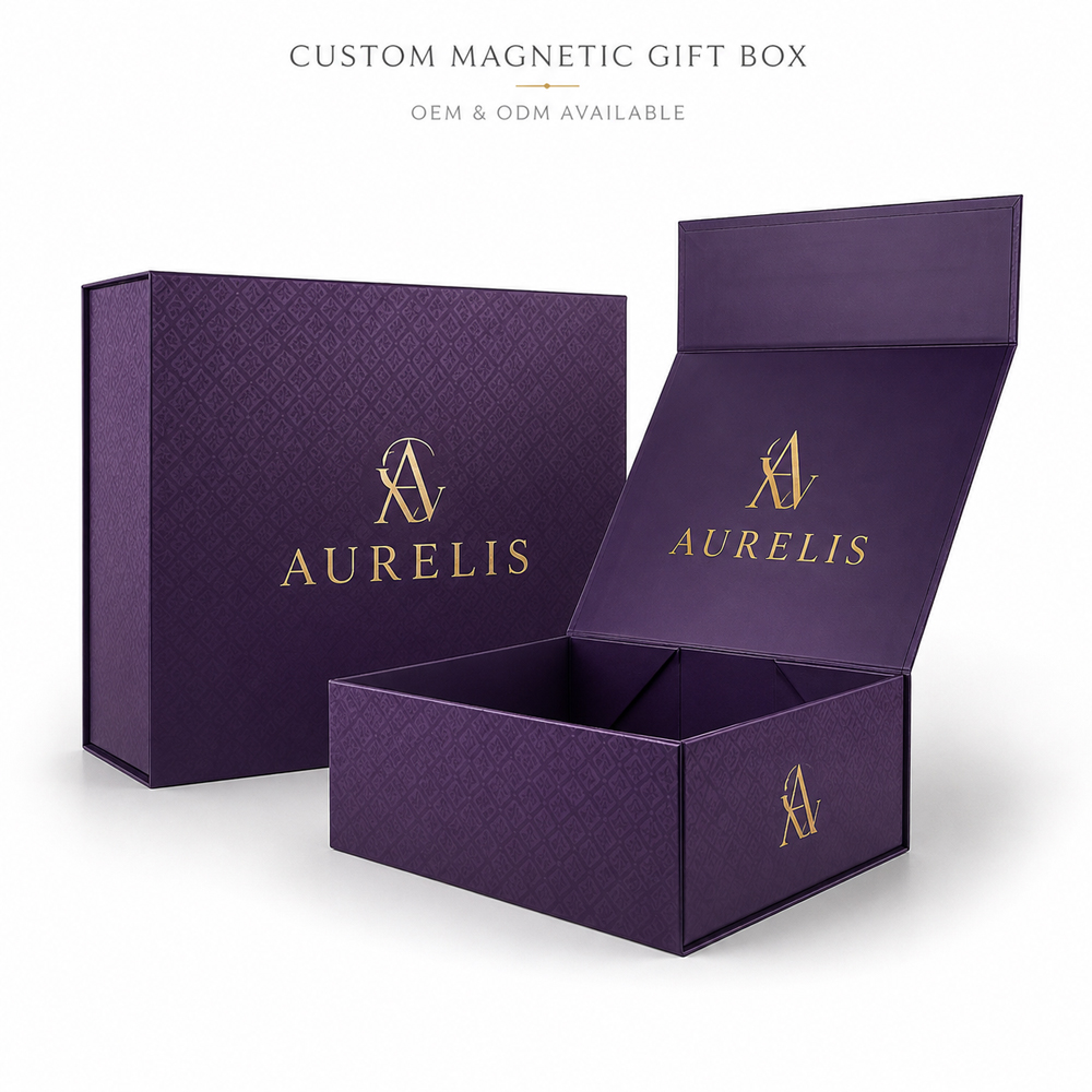 Wholesale luxury paper boxes rigid magnetic folding gift box packaging custom logo for cosmetic and perfume
