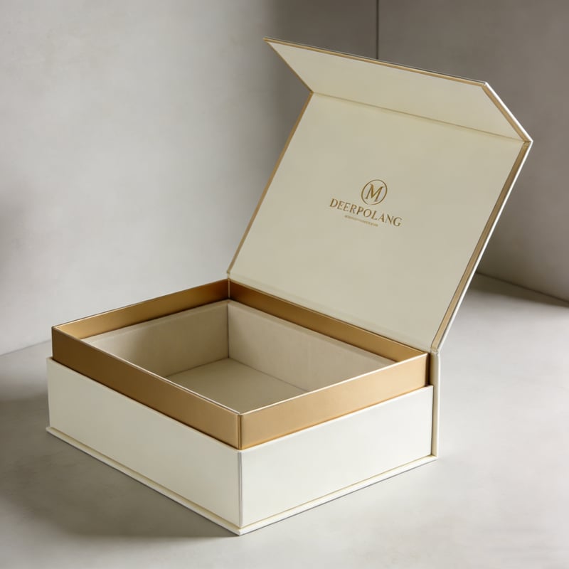 Customizable color luxury folding magnetic paper box for various events and product launches